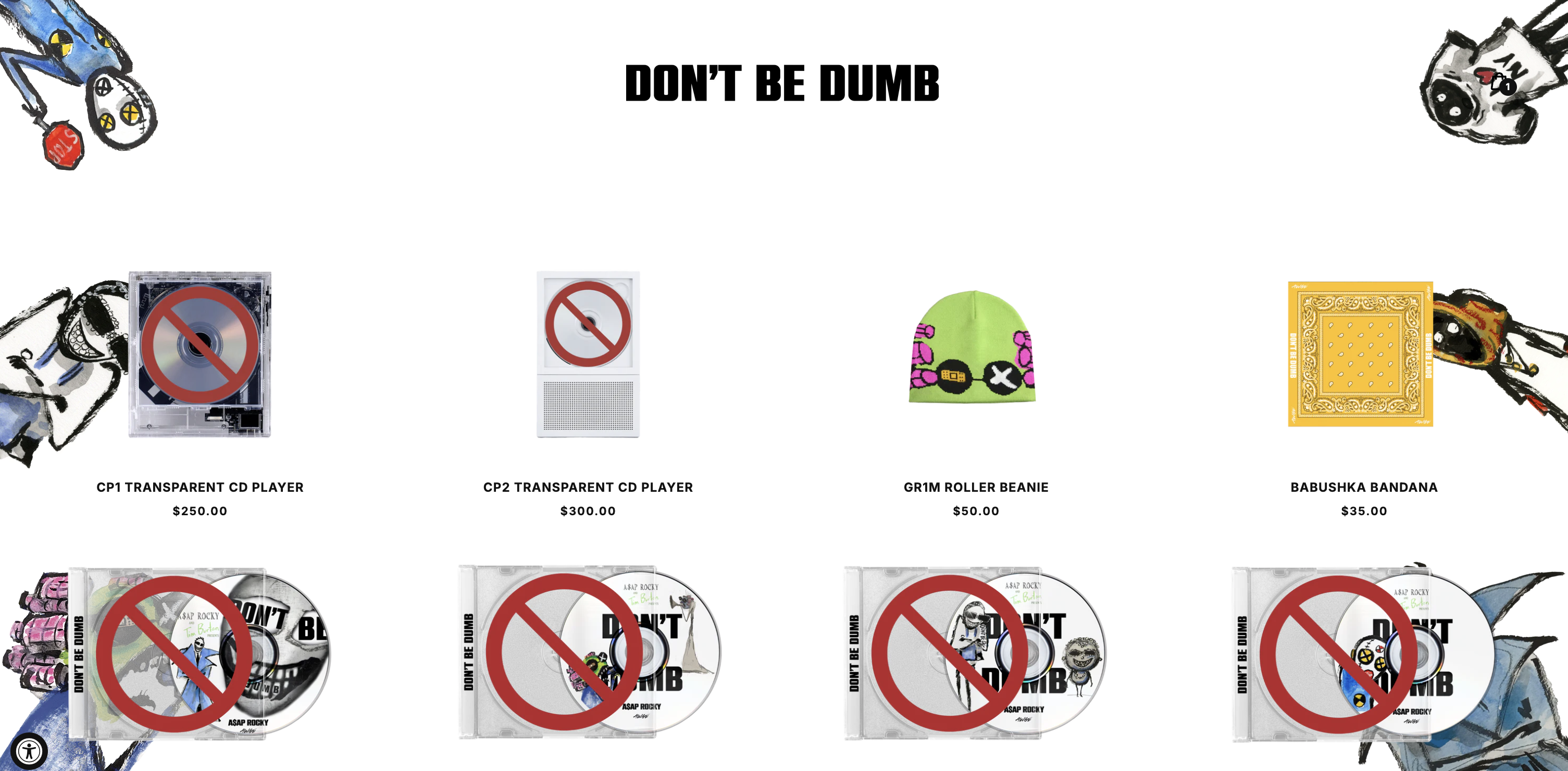 ASAP Rocky Drops New Merch Featuring CD Players