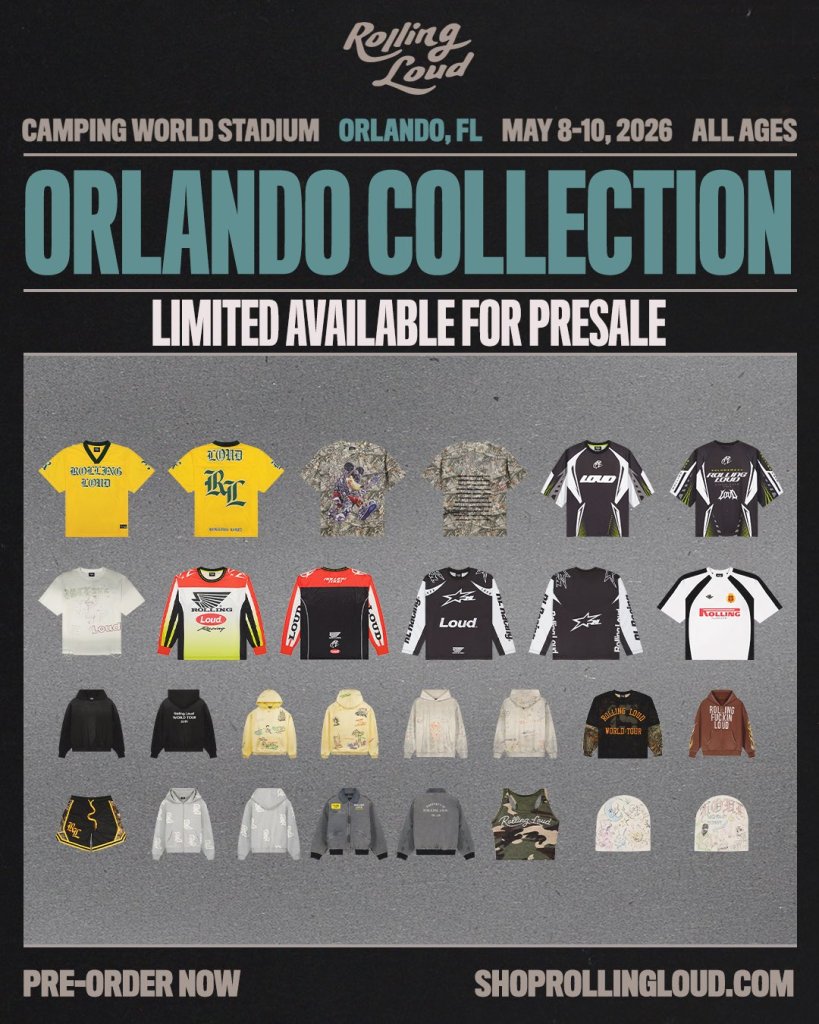 Rolling Loud Orlando Merch Collection