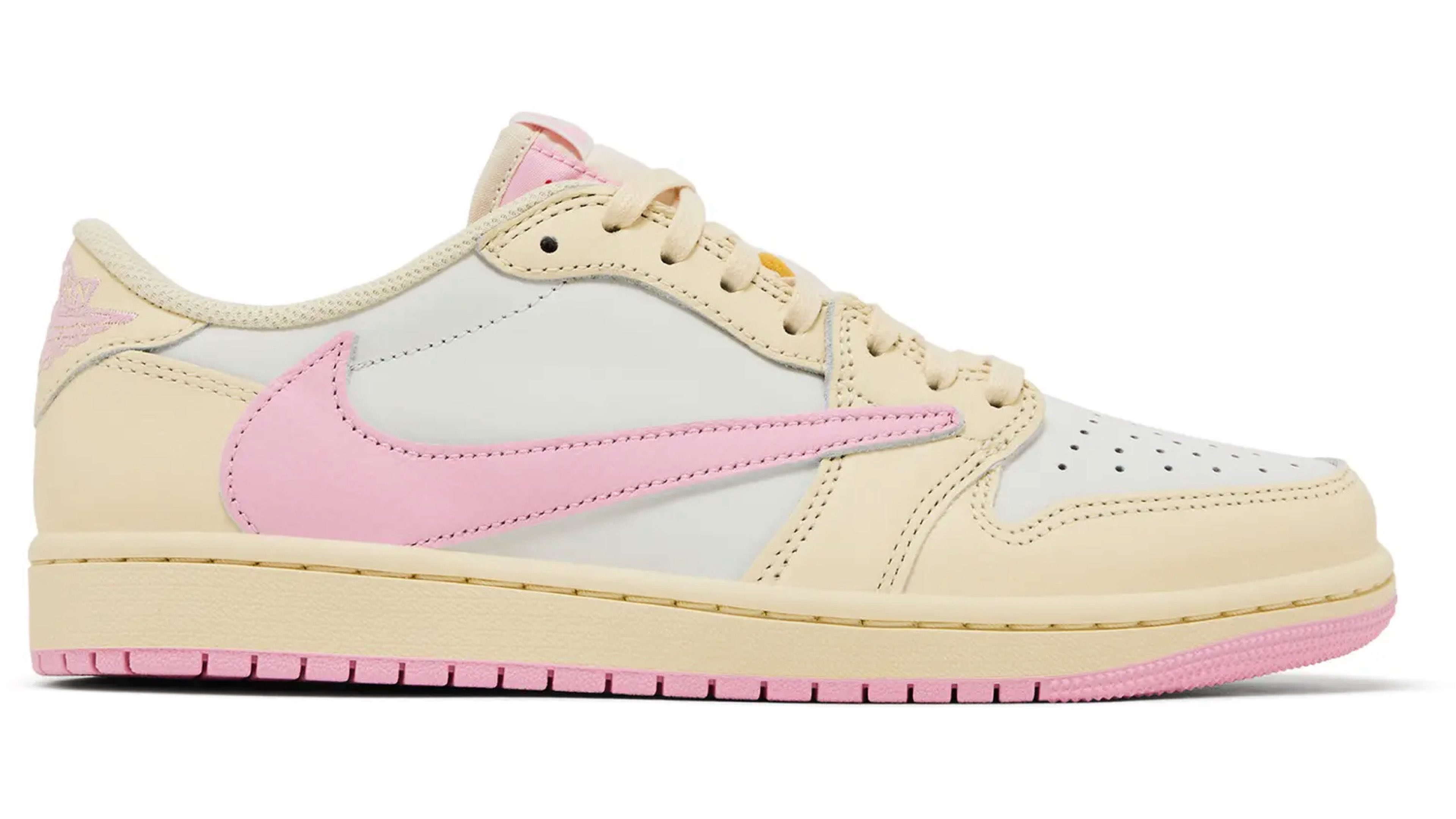 Travis Scott’s “Shy Pink” Jordan 1 Low Finally Has a Release Date