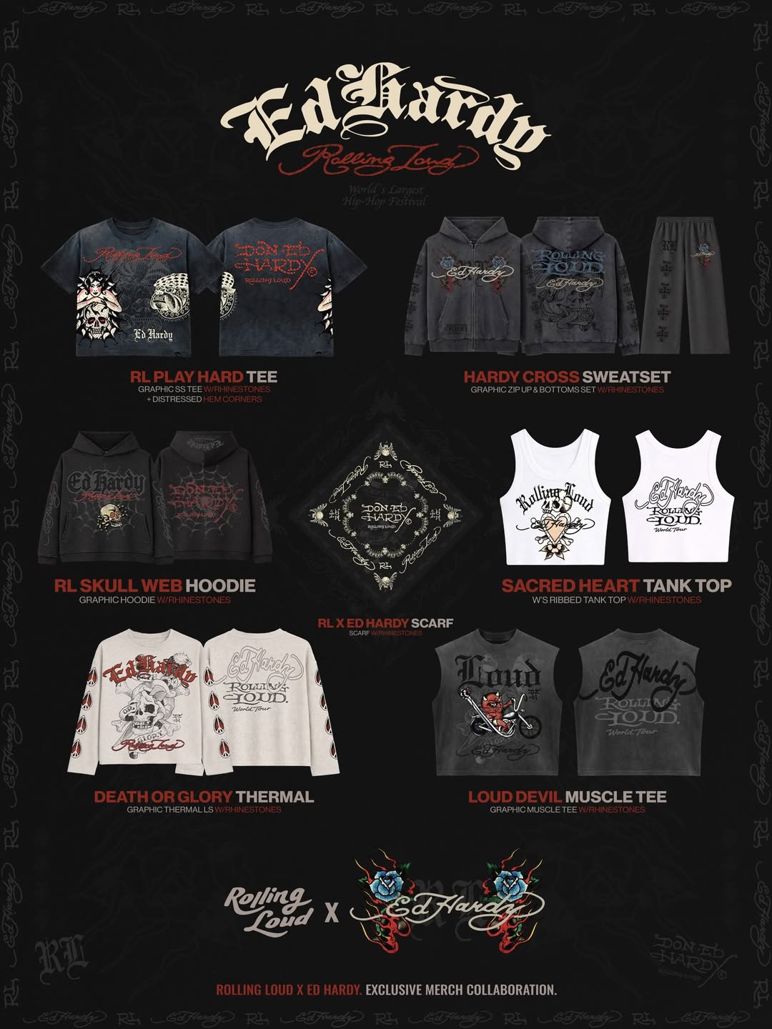 Rolling Loud Ed Hardy Collab