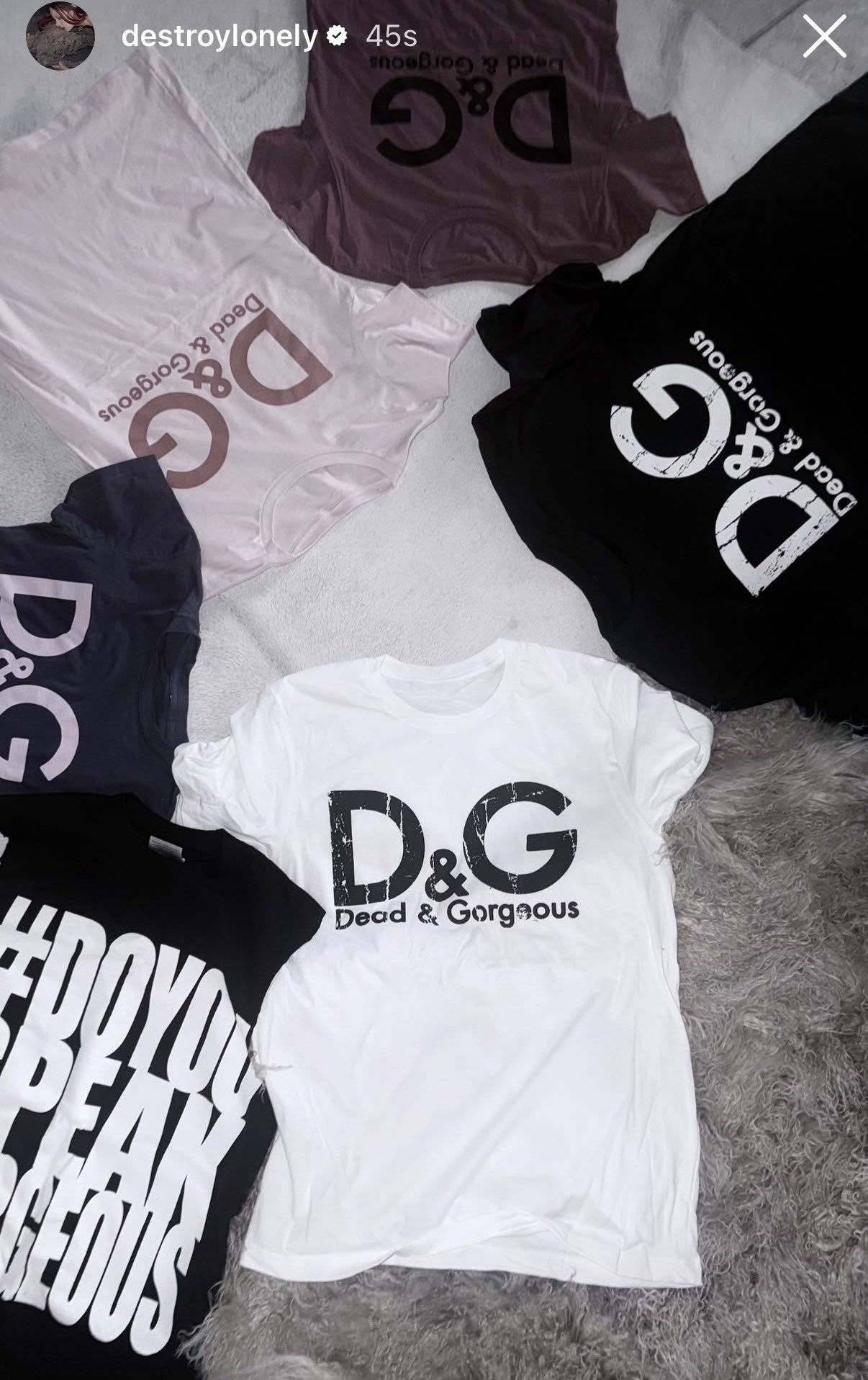 Destroy Lonely Drop Dead Gorgeous Merch