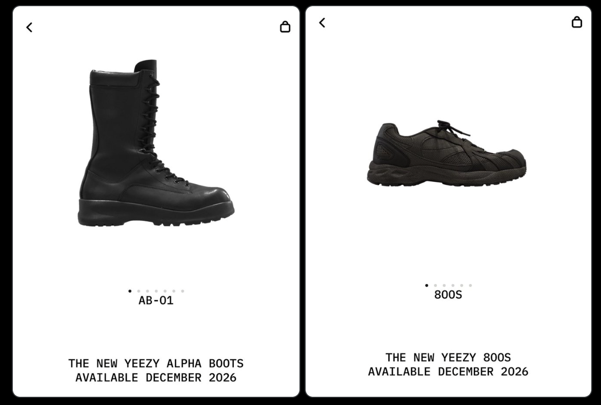 Yeezy 800 and Yeezy AB-01 Alpha Boots