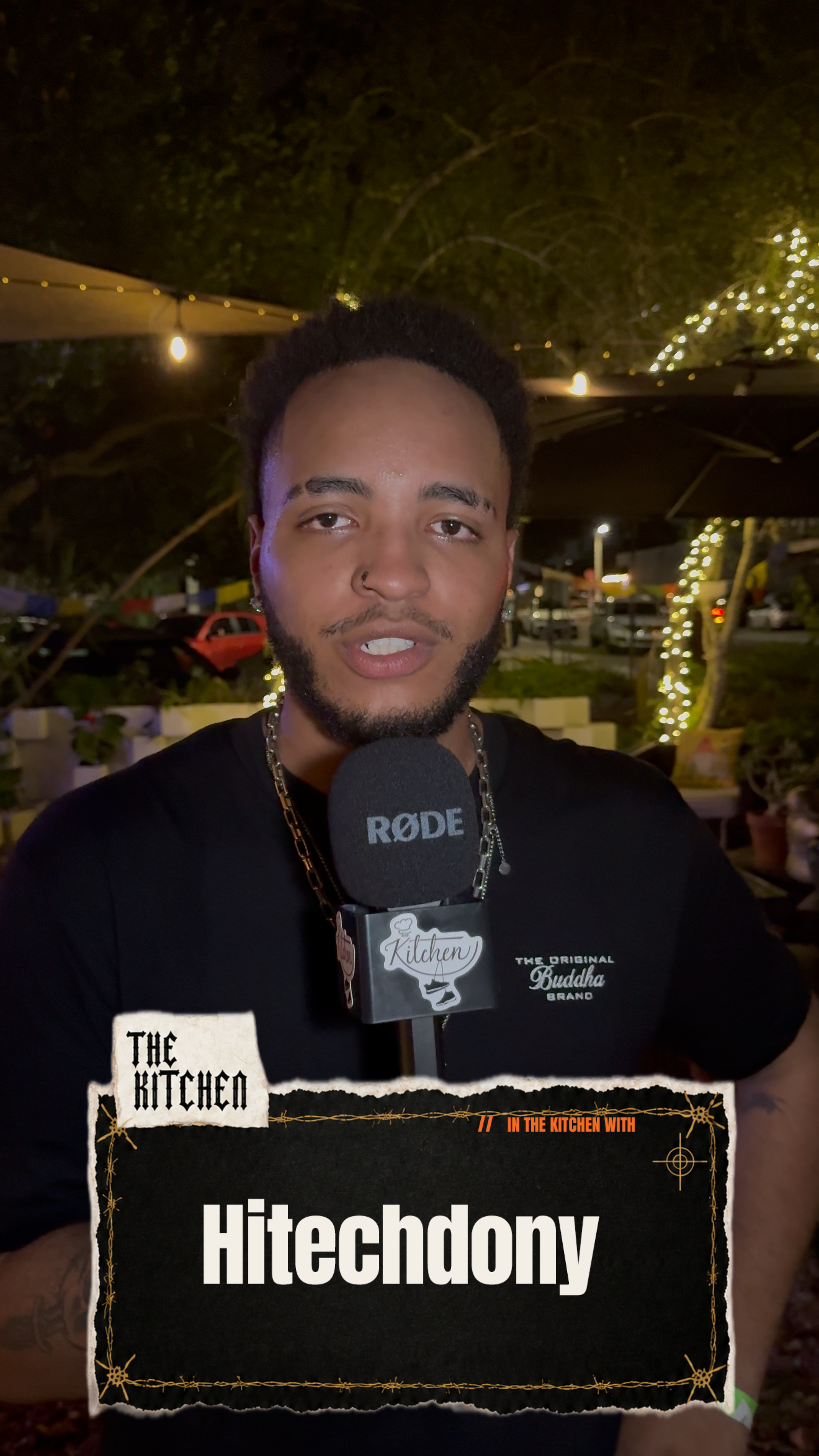The Kitchen interviewing Orlando rapper Hitechdony at Calli’s Smoke Sesh.